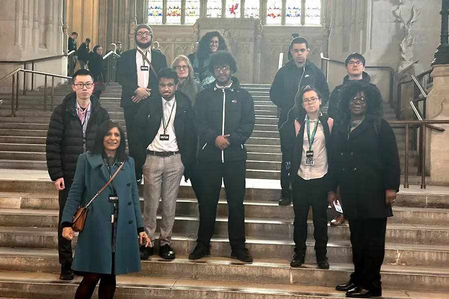CANDI Supported Internship students visit The Houses of Parliament