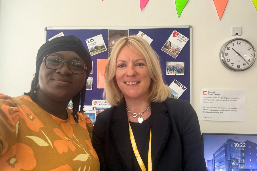 ITN CEO inspires students at Angel centre