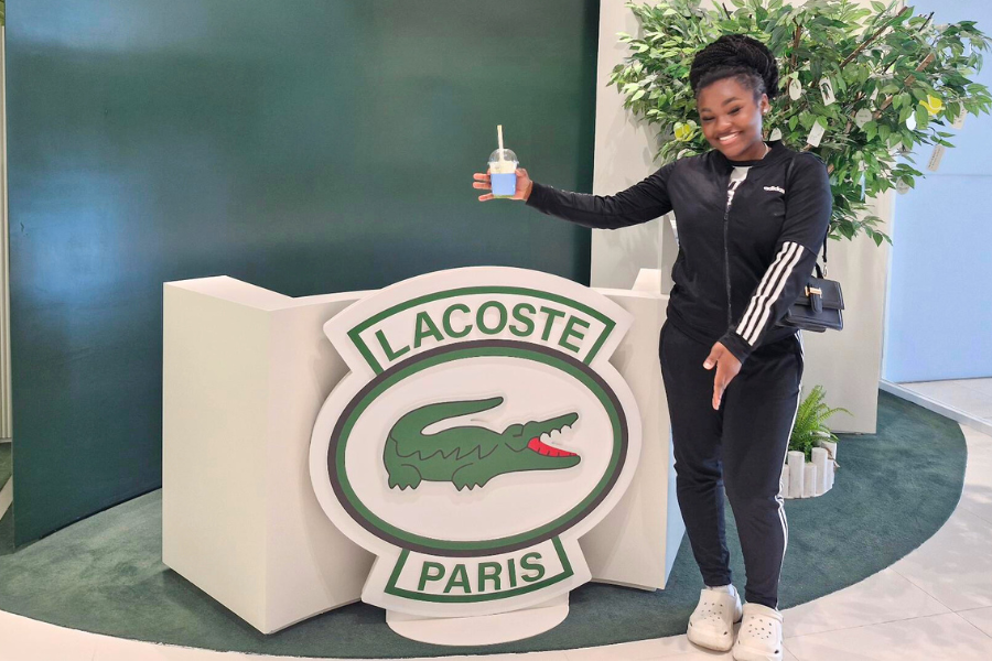 Chidera Odo at Lacoste