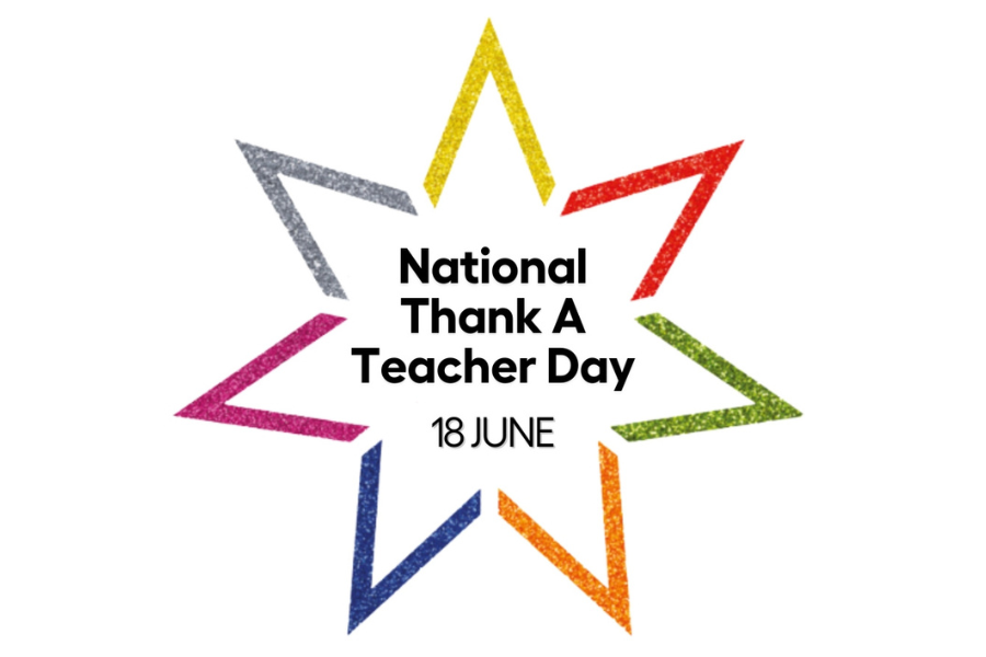 National Thank a Teacher Day logo