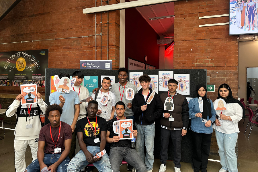 The Refugee Week celebrations at CCC's Finsbury Park campus