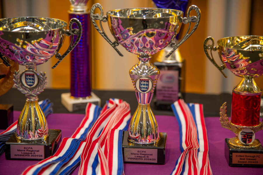 Trophies at the sports awards