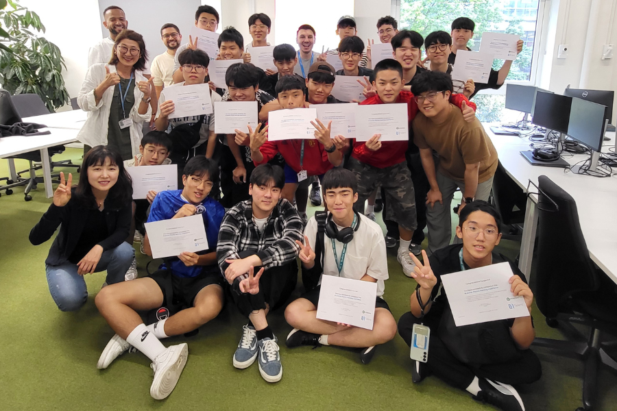 Busan Meister High School students visit CCC