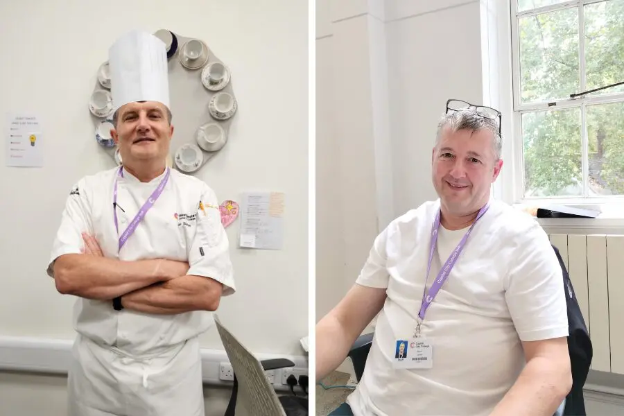 CCC Chef lecturers Ian Sutton and Steve James