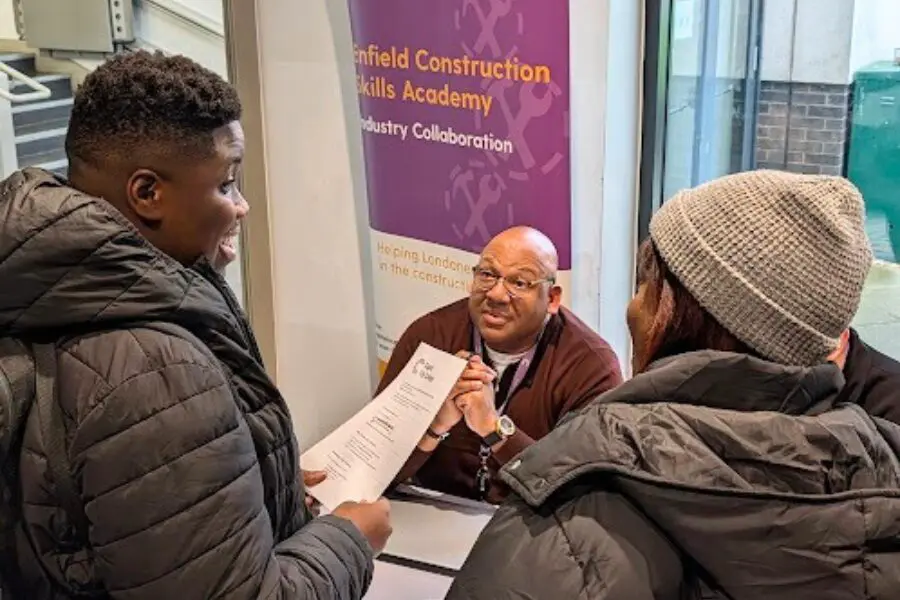 Students at the Enfield Careers and Innovation Fair