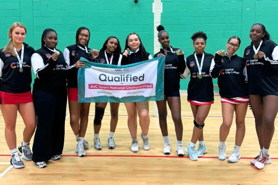 The CCC Cobras women's netball team, London Regional Netball Champions