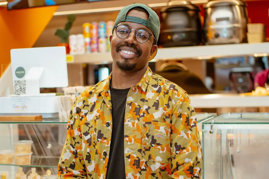 Silas Baiden, owner of Aunties Street Food