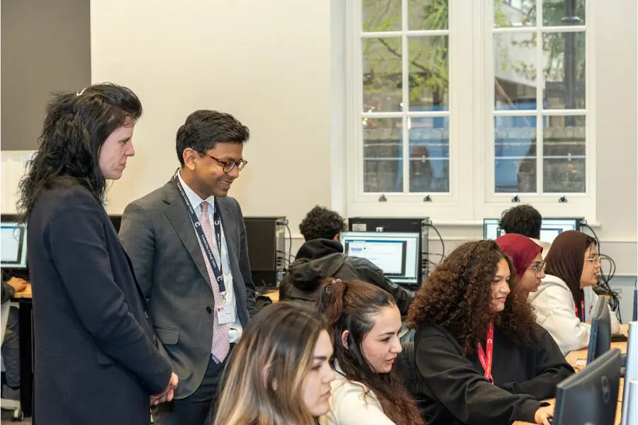 CCC CEO Angela Joyce and Kanishka Narayan&nbsp;MP,&nbsp;Parliamentary Under-Secretary of State (Minister for AI and Online Safety) at Mosaic@Soho