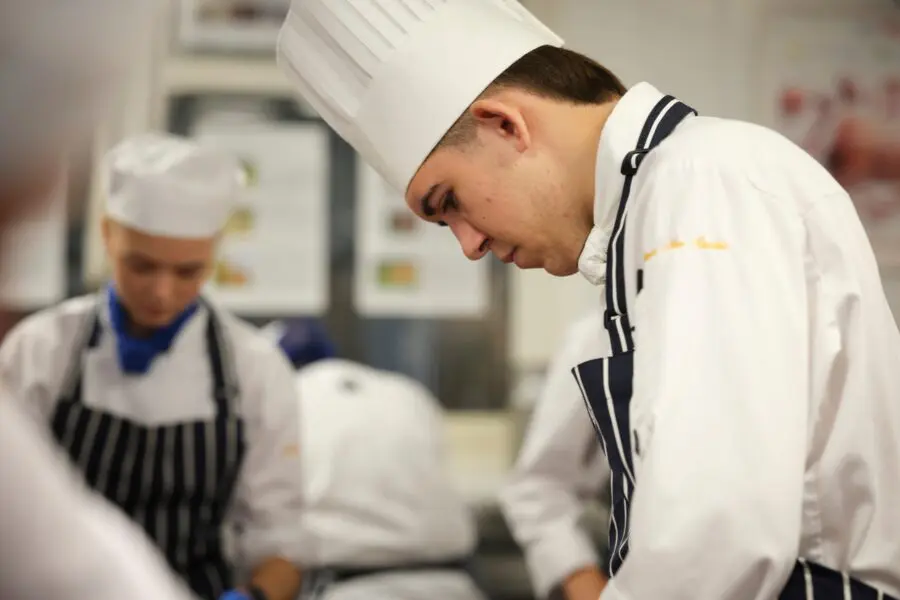 Culinary students at CCC. Copyright Jodi Hinds