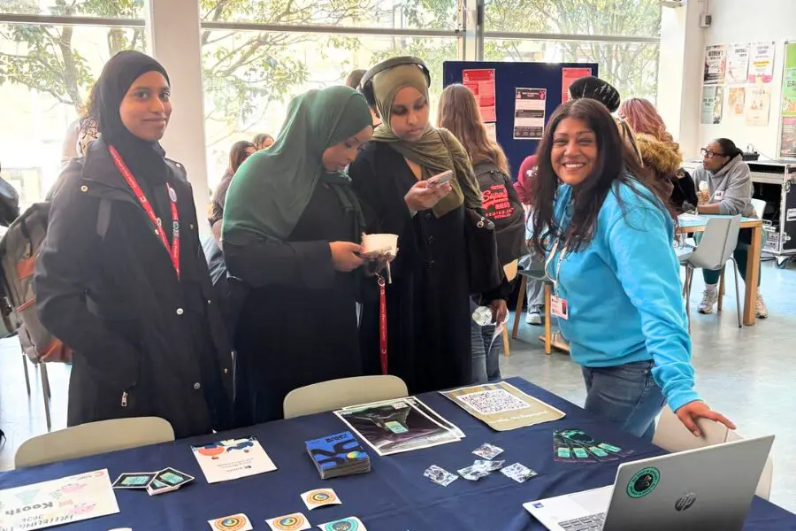 CCC students and colleagues coming together for the wellbeing fair